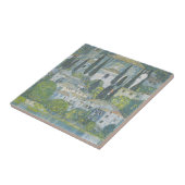 カソンの教会(イタリアン風景)ヴィンテージアート タイル (側面)