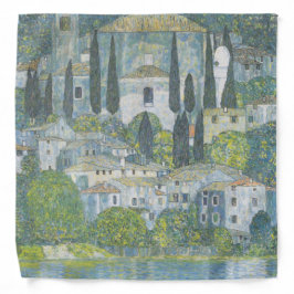 カソンの教会(イタリアン風景)ヴィンテージアート バンダナ