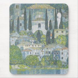 カソンの教会(イタリアン風景)ヴィンテージアート マウスパッド