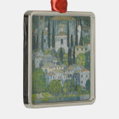 カソンの教会(イタリアン風景)ヴィンテージアート メタルオーナメント (右)