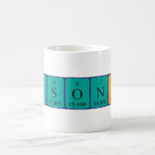 カソンドラ定期テーブル名mag コーヒーマグカップ (中央)