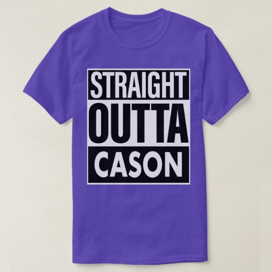 カソンネームストレートアウトタカソン Tシャツ (デザイン正面)