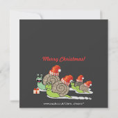 カタおもしろいイルズクリスマスパーティの招待状 招待状 (裏面)