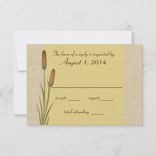 カタイル湖の反応 出欠カード (正面)