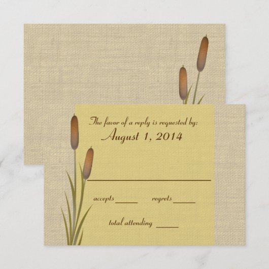 カタイル湖の反応 出欠カード (正面/裏面)