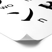 カタカナ日本のテーブル(忍者) ポスター (角)