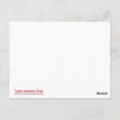 カタカナ絵葉書 ポストカード (裏面)