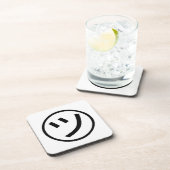 カタカナ㋡ツ微笑み絵文字/絵文字 コースター (右側)