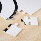 カタカナ㋡ツ微笑み絵文字/絵文字 ジグソーパズル (側面)