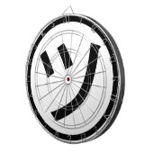 カタカナ㋡ツ微笑み絵文字/絵文字 ダーツボード (正面右)