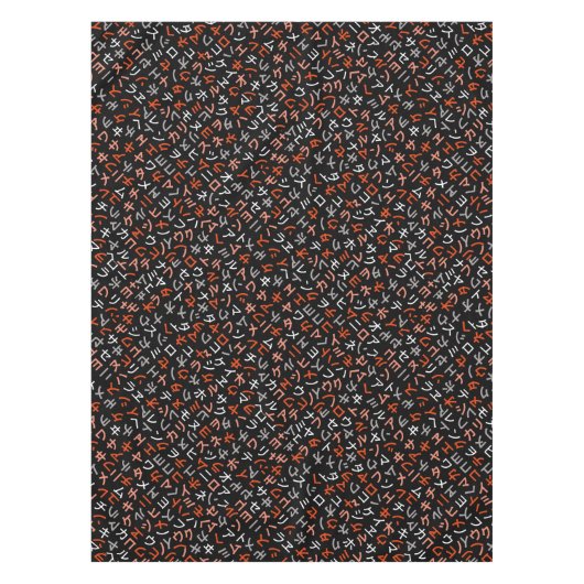 カタカナ テーブルクロス (正面)