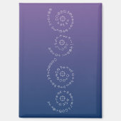 カタカムナの力の詩 – 5-8創造歌 マグネット (正面)