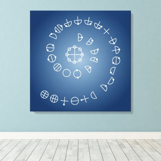 カタカムナ動力第5節 キャンバスプリント (インサイチュ (ウッドフロア))