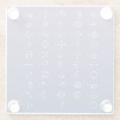 カタカムナ図 ガラスコースター (裏面)