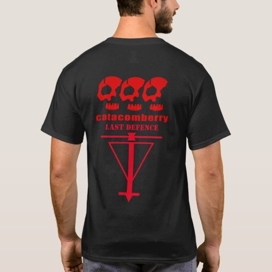 カタコンベリー最後の防衛 Tシャツ (裏面)