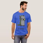 カタサウルスキッテン子猫恐竜Tレックスディノネコ Tシャツ (正面フル)