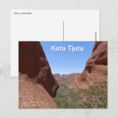 カタジュタオーストラリアのはがき ポストカード (正面/裏面)