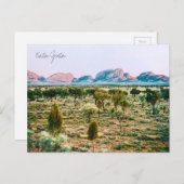 カタジュタザオルガスセントラルオーストラリア ポストカード (正面/裏面)