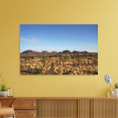 カタジュタ – オーストラリアの日の出のガス キャンバスプリント (インサイチュ (リビング))