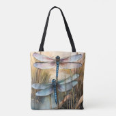 カタチとアシの間のトンボ トートバッグ (裏面)