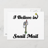 カタチ信じリ郵便で来た ポストカード (正面/裏面)