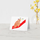 カタチ間抜けリ🐌 カード (黄色い花)