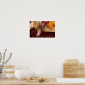 カタックダンス インドの壁飾り 文化芸術 ポスター (キッチン)