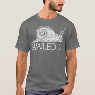カタツナおもしろいリIt動物のギフトスラグカタツムリ Tシャツ