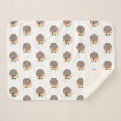 カタツムイルウィズクローバーベビーシェルパブランケット シェルパブランケット (正面(横))