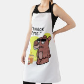 カタツムクの時間！ – 動物おもしろい – コーヒー – クッキー エプロン (インサイチュ)