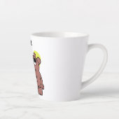 カタツムクの時間！ – 動物おもしろい – コーヒー – クッキー カフェラテマグ (右)