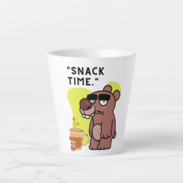 カタツムクの時間！ – 動物おもしろい – コーヒー – クッキー カフェラテマグ