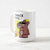 カタツムクの時間! – 動物おもしろい – コーヒー – クッキー コーヒーマグカップ (正面左)