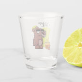 カタツムクの時間！ – 動物おもしろい – コーヒー – クッキー ショットグラス (裏面)