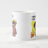 カタツムクの時間! – 動物おもしろい – コーヒー – クッキー ジャンボコーヒーマグカップ (正面)