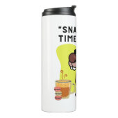 カタツムクの時間！ – 動物おもしろい – コーヒー – クッキー タンブラー (回転左)