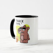 カタツムクの時間！ – 動物おもしろい – コーヒー – クッキー マグカップ (正面左)