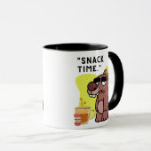 カタツムクの時間！ – 動物おもしろい – コーヒー – クッキー マグカップ (正面右)