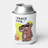 カタツムクの時間！ – 動物おもしろい – コーヒー – クッキー 缶クーラー (缶正面)