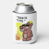 カタツムクの時間！ – 動物おもしろい – コーヒー – クッキー 缶クーラー (缶裏面)