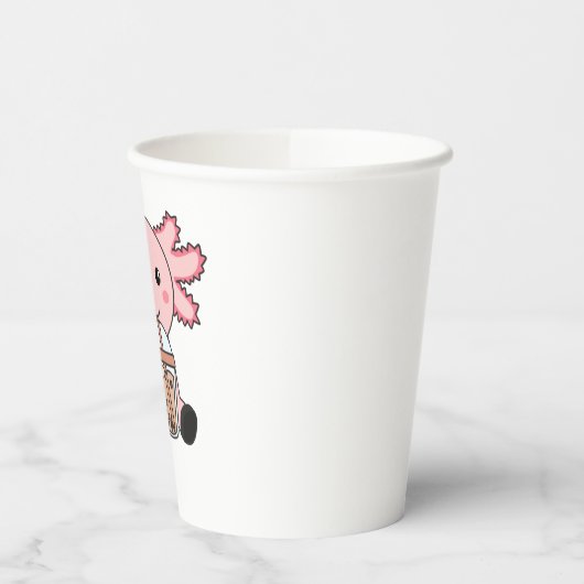 カタツムソロトルアキソロトルバブルティーラバーズスイートアニマルズ 紙コップ (左)