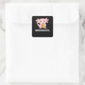 カタツムソロトルアクソロトルラバーカワイブアニマルズピザ スクエアシール (バッグ)