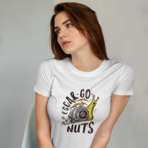 カタツムリおもしろいロボット機 Tシャツ