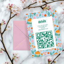 カタツムリかわいい愛らしいQRコードベビーシャワー