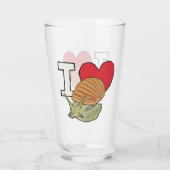 カタツムリが大好き タンブラーグラス (裏面)