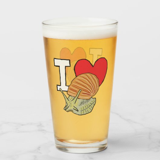 カタツムリが大好き タンブラーグラス (ドリンク正面)