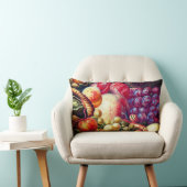 カタツムリが果実を静物見る ランバークッション (椅子)