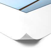 カタツムリが跡を追う ポスター (角)