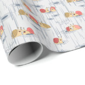 カタツムリが雨の中で歌う ラッピングペーパー (ロールコーナー)