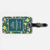 カタツムリとキノコカスタマイズかわいい ラゲッジタグ (裏面横)